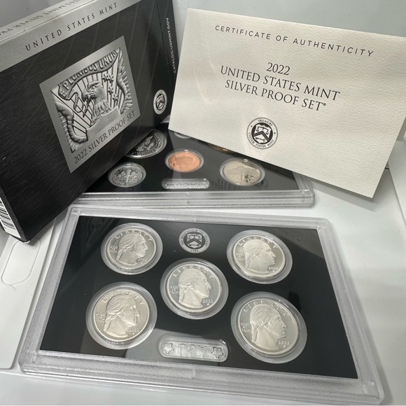 2022 US Mint Silver Proof Set w/ Box & COA – American Women Quarters - Picture 1 of 15
